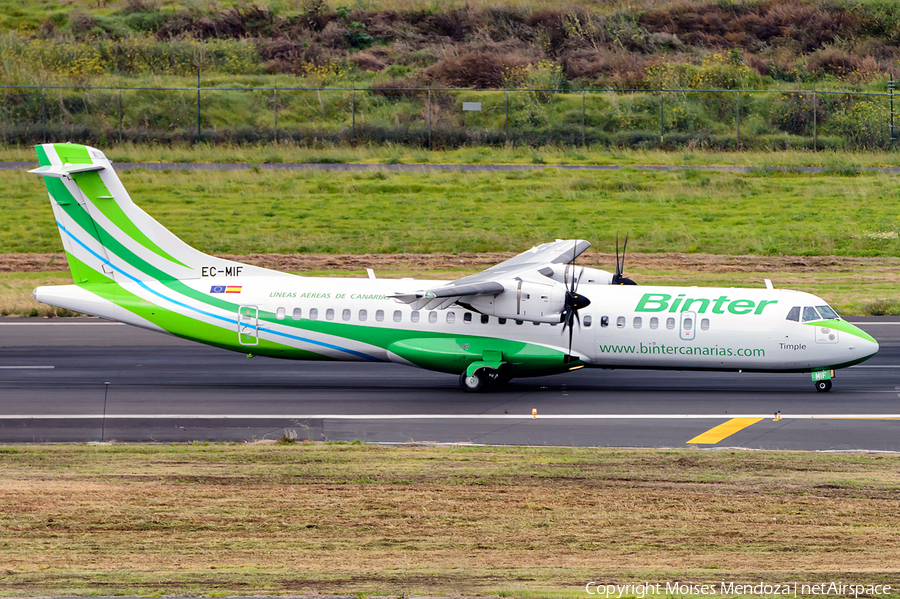 Binter Canarias (Naysa) ATR 72-600 (EC-MIF) | Photo 114123