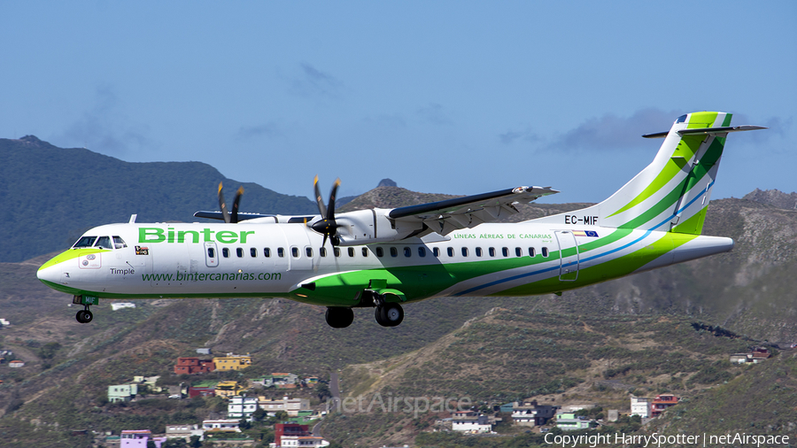 Binter Canarias (Naysa) ATR 72-600 (EC-MIF) | Photo 338006