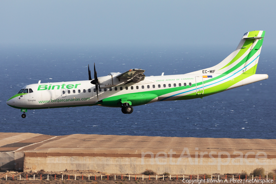 Binter Canarias (Naysa) ATR 72-600 (EC-MIF) | Photo 521957
