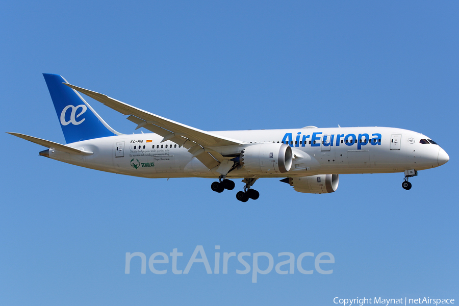 Air Europa Boeing 787-8 Dreamliner (EC-MIG) | Photo 131406