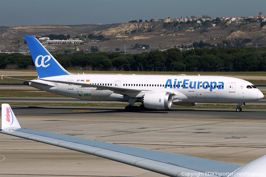 Air Europa Boeing 787-8 Dreamliner (EC-MIG) | Photo 310457