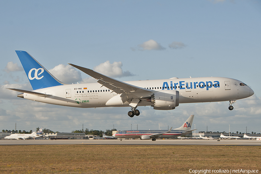 Air Europa Boeing 787-8 Dreamliner (EC-MIG) | Photo 117891