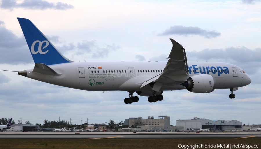 Air Europa Boeing 787-8 Dreamliner (EC-MIG) | Photo 577376