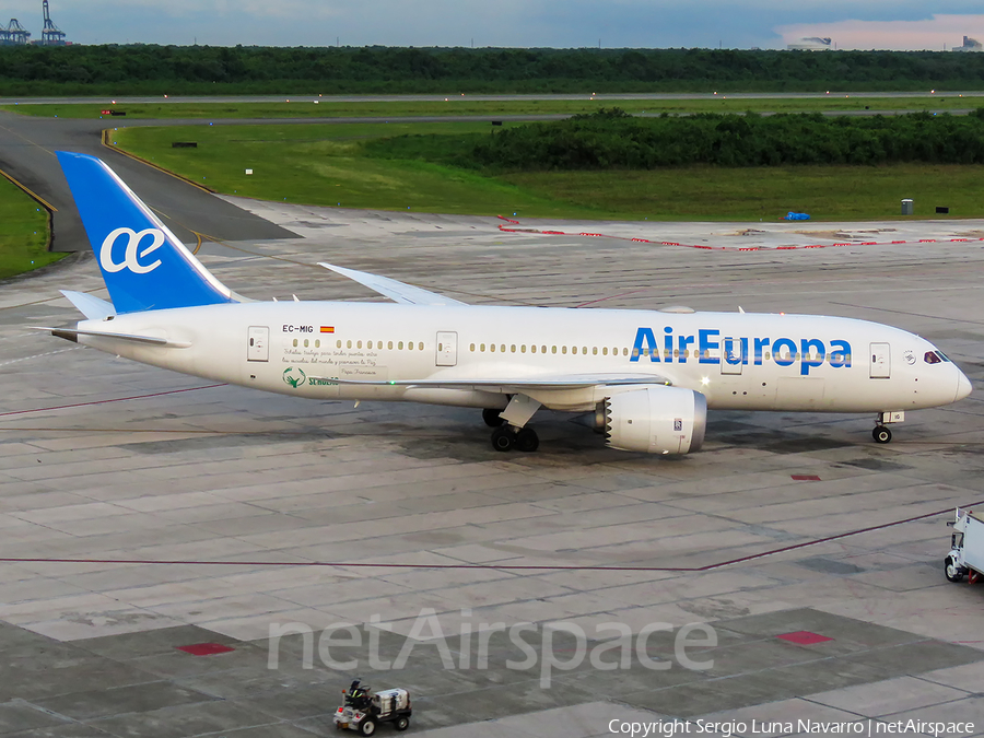 Air Europa Boeing 787-8 Dreamliner (EC-MIG) | Photo 282693