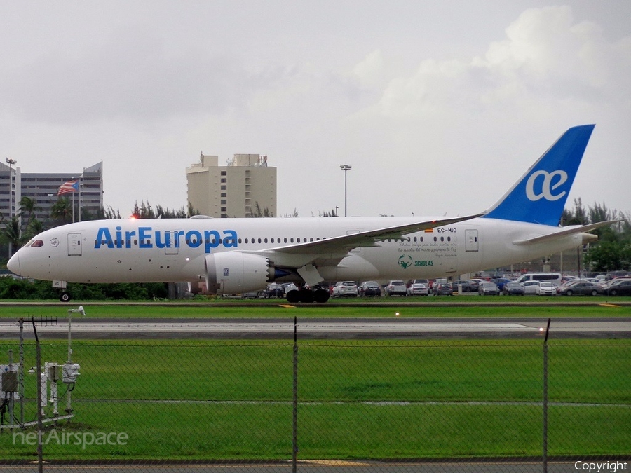 Air Europa Boeing 787-8 Dreamliner (EC-MIG) | Photo 110134
