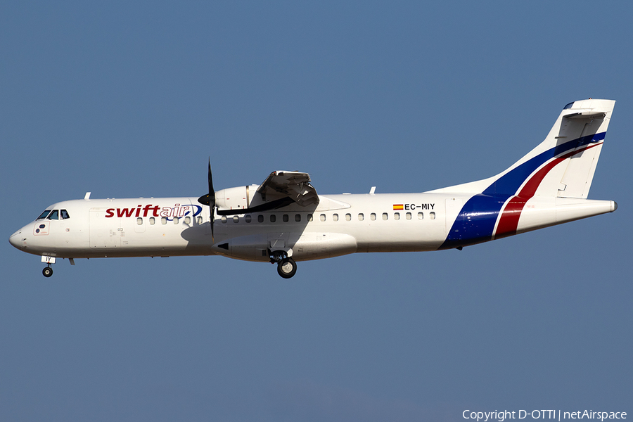 Swiftair ATR 72-500(F) (EC-MIY) | Photo 576105