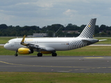 Vueling Airbus A320-232 (EC-MJB) at  Dusseldorf - International, Germany