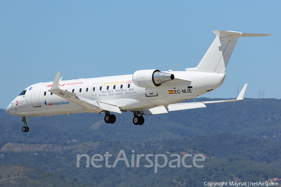 Iberia Regional (Air Nostrum) Bombardier CRJ-200ER (EC-MJE) | Photo 300883