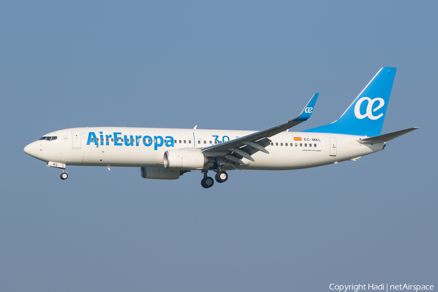 Air Europa Boeing 737-85P (EC-MKL) | Photo 155167