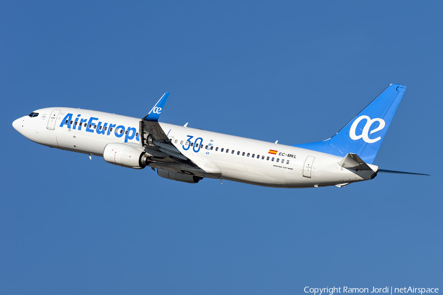 Air Europa Boeing 737-85P (EC-MKL) | Photo 133036