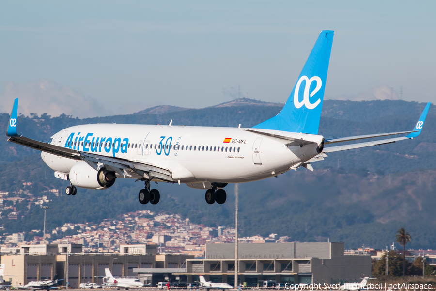 Air Europa Boeing 737-85P (EC-MKL) | Photo 360935