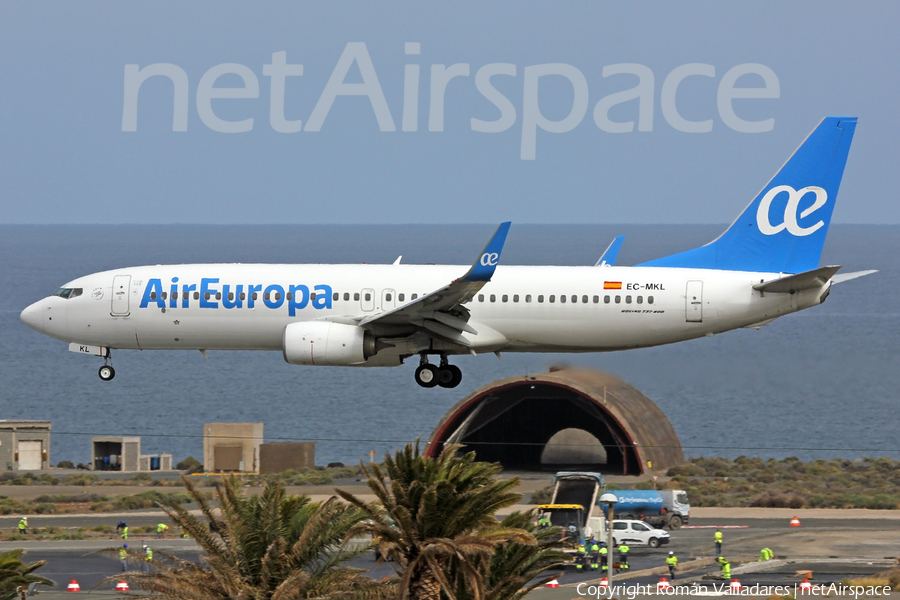 Air Europa Boeing 737-85P (EC-MKL) | Photo 441036