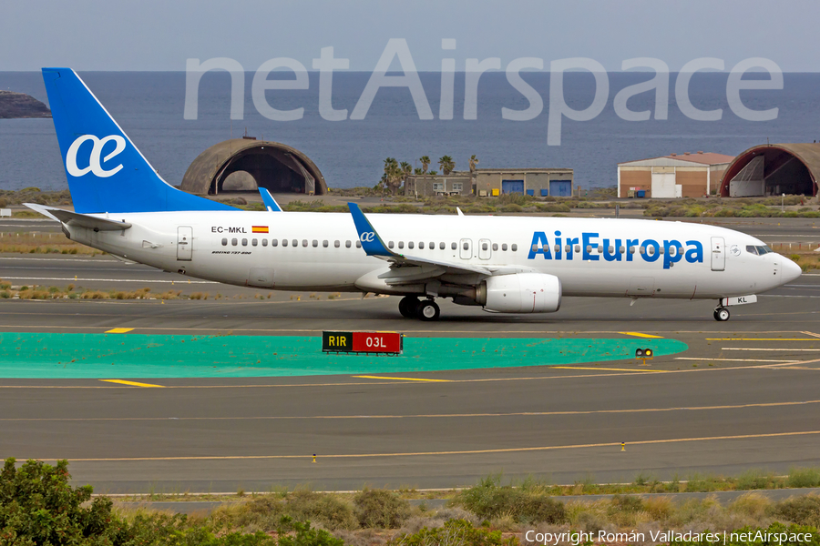 Air Europa Boeing 737-85P (EC-MKL) | Photo 447160