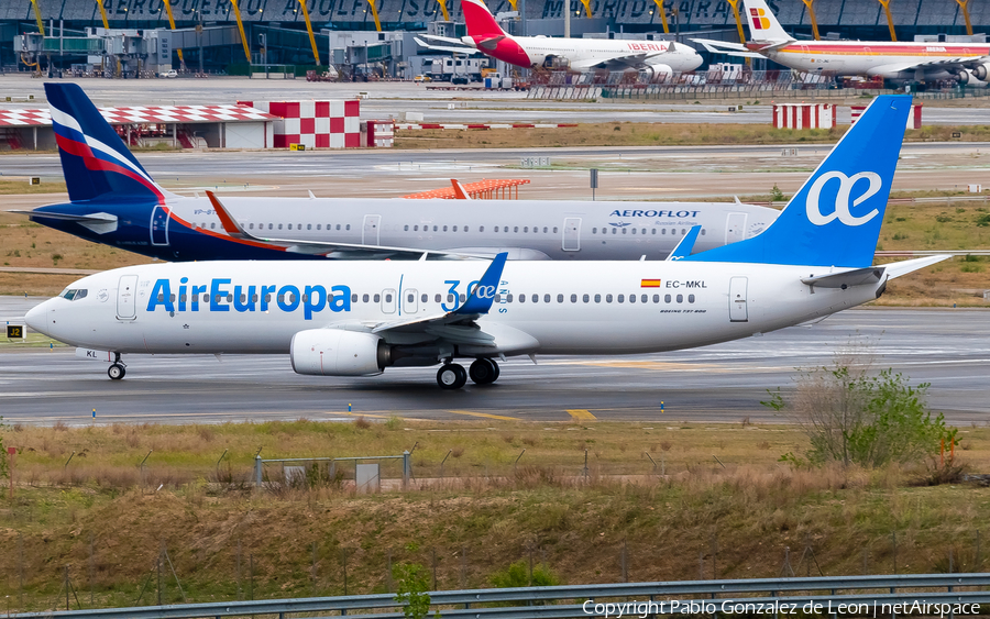 Air Europa Boeing 737-85P (EC-MKL) | Photo 340554