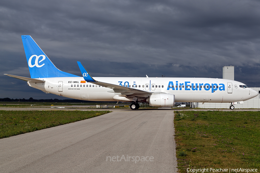 Air Europa Boeing 737-85P (EC-MKL) | Photo 186514