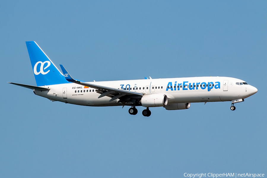 Air Europa Boeing 737-85P (EC-MKL) | Photo 270620
