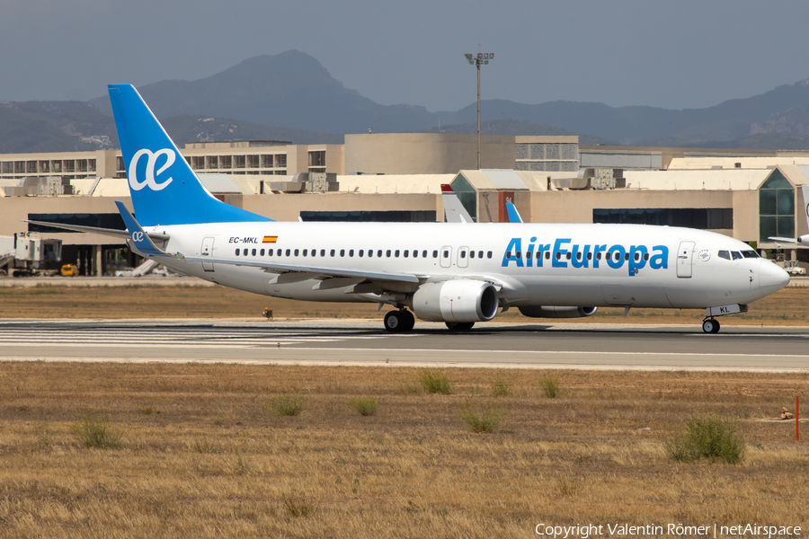 Air Europa Boeing 737-85P (EC-MKL) | Photo 581125