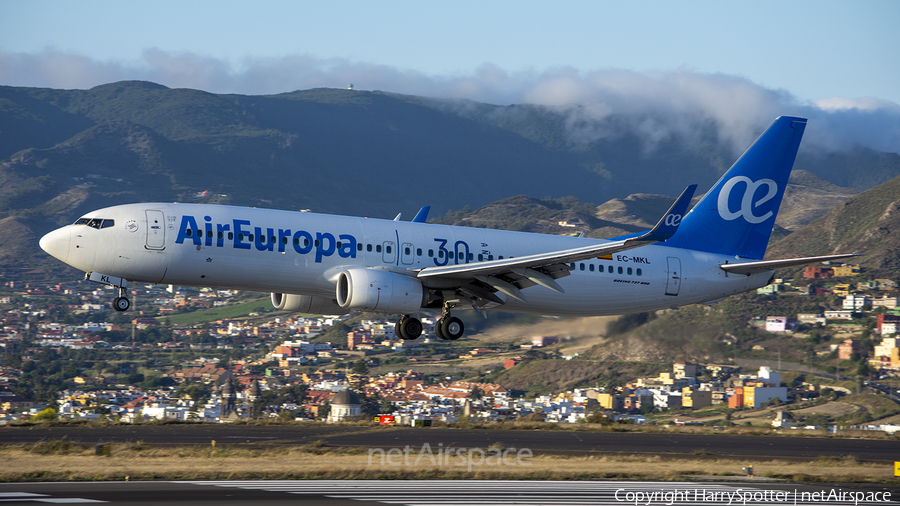 Air Europa Boeing 737-85P (EC-MKL) | Photo 338009