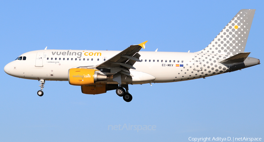 Vueling Airbus A319-112 (EC-MKV) | Photo 363495