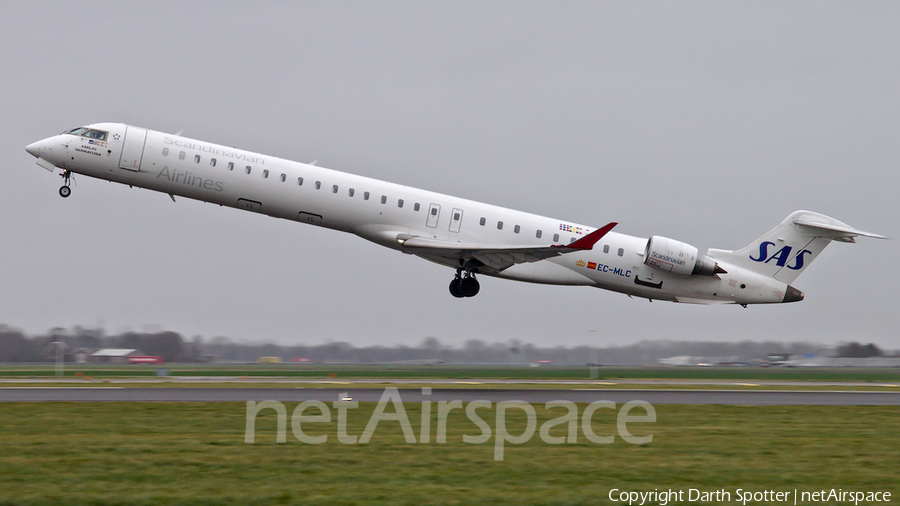 SAS - Scandinavian Airlines (Air Nostrum) Bombardier CRJ-1000 (EC-MLC) | Photo 356302