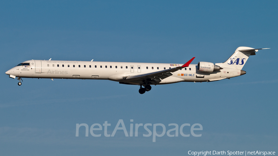 SAS - Scandinavian Airlines (Air Nostrum) Bombardier CRJ-1000 (EC-MLC) | Photo 358233