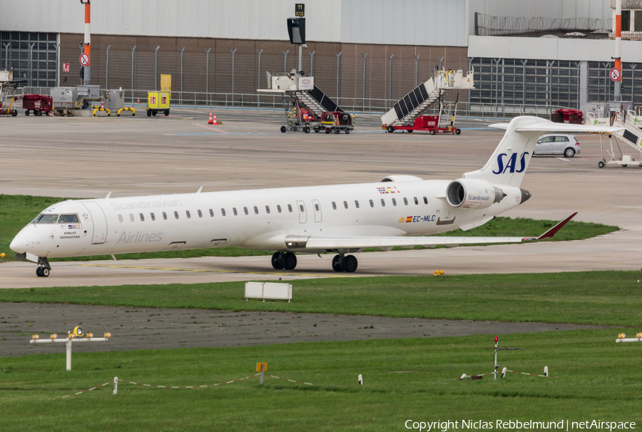 SAS - Scandinavian Airlines (Air Nostrum) Bombardier CRJ-1000 (EC-MLC) | Photo 240263