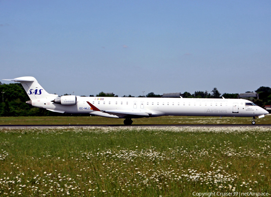 SAS - Scandinavian Airlines (Air Nostrum) Bombardier CRJ-1000 (EC-MLC) | Photo 282624