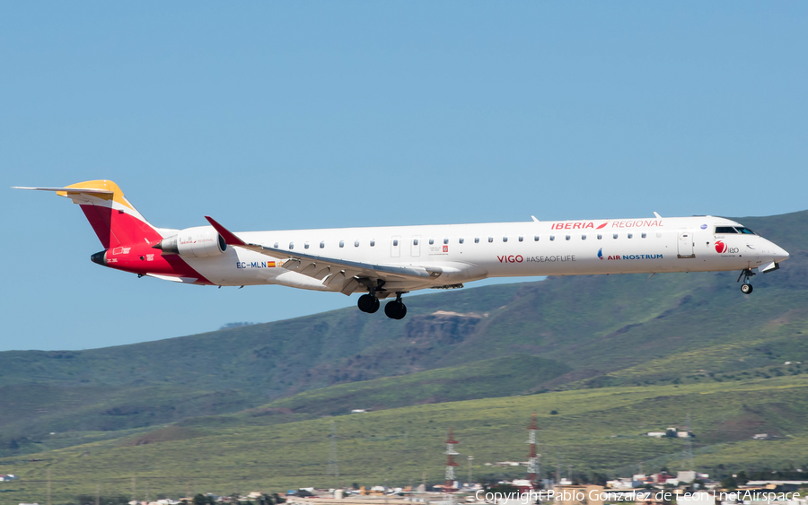 Iberia Regional (Air Nostrum) Bombardier CRJ-1000 (EC-MLN) | Photo 340428