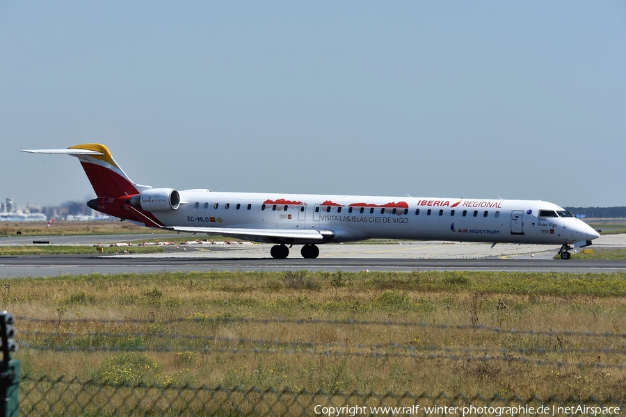 Iberia Regional (Air Nostrum) Bombardier CRJ-1000 (EC-MLO) | Photo 405368
