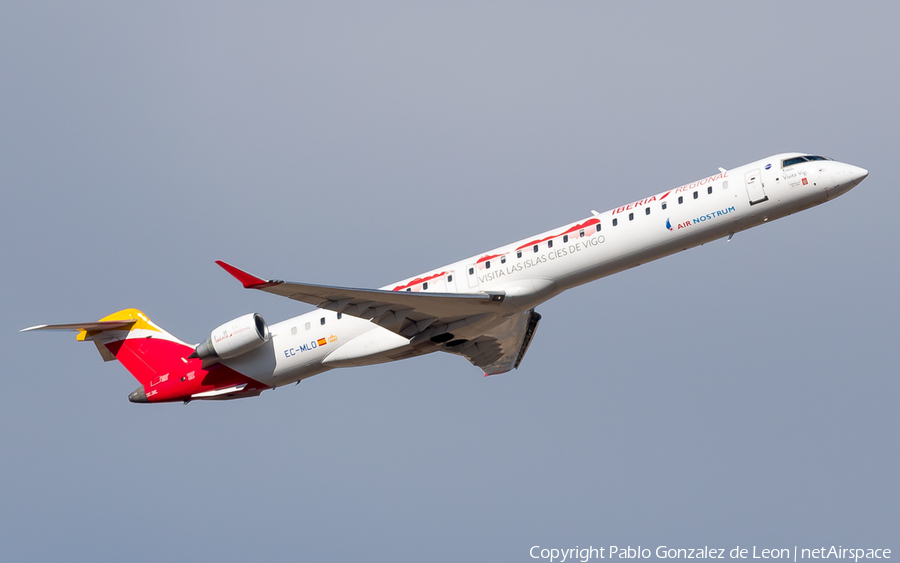 Iberia Regional (Air Nostrum) Bombardier CRJ-1000 (EC-MLO) | Photo 352587