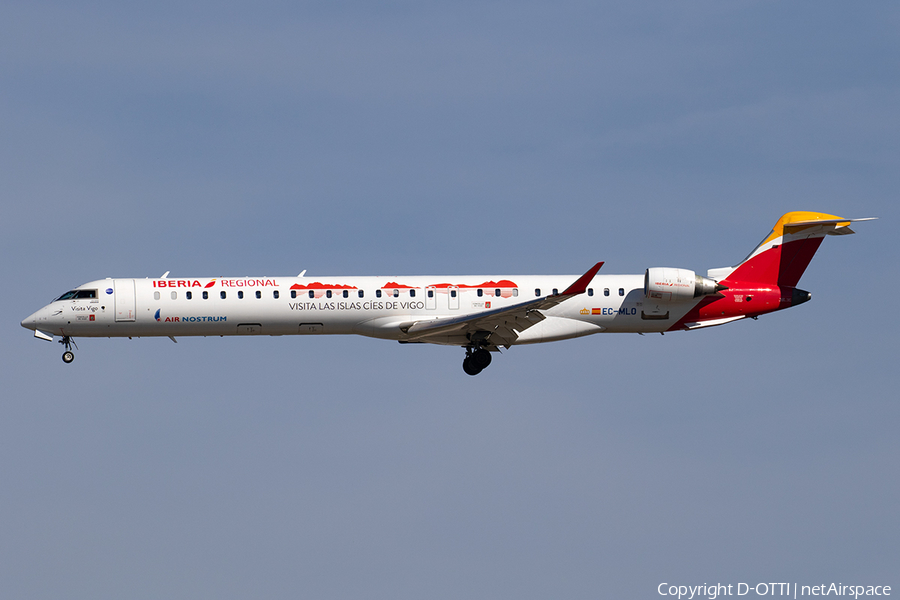 Iberia Regional (Air Nostrum) Bombardier CRJ-1000 (EC-MLO) | Photo 376120