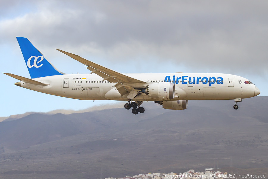 Air Europa Boeing 787-8 Dreamliner (EC-MLT) | Photo 171634