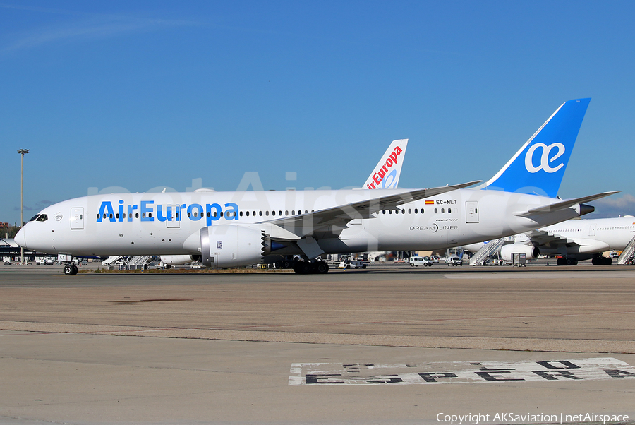 Air Europa Boeing 787-8 Dreamliner (EC-MLT) | Photo 132236