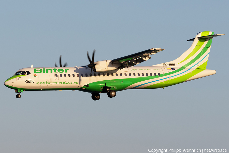 Binter Canarias ATR 72-600 (EC-MMM) | Photo 329720