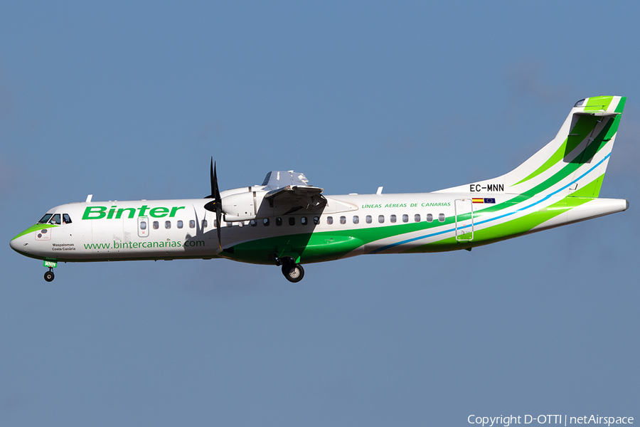 Binter Canarias ATR 72-600 (EC-MNN) | Photo 261110