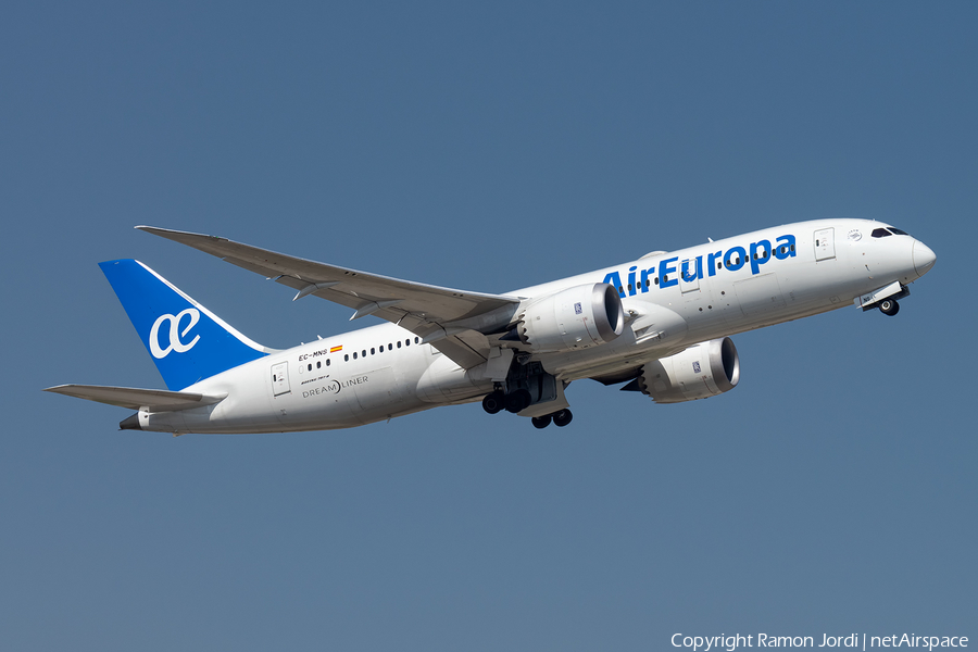 Air Europa Boeing 787-8 Dreamliner (EC-MNS) | Photo 431639