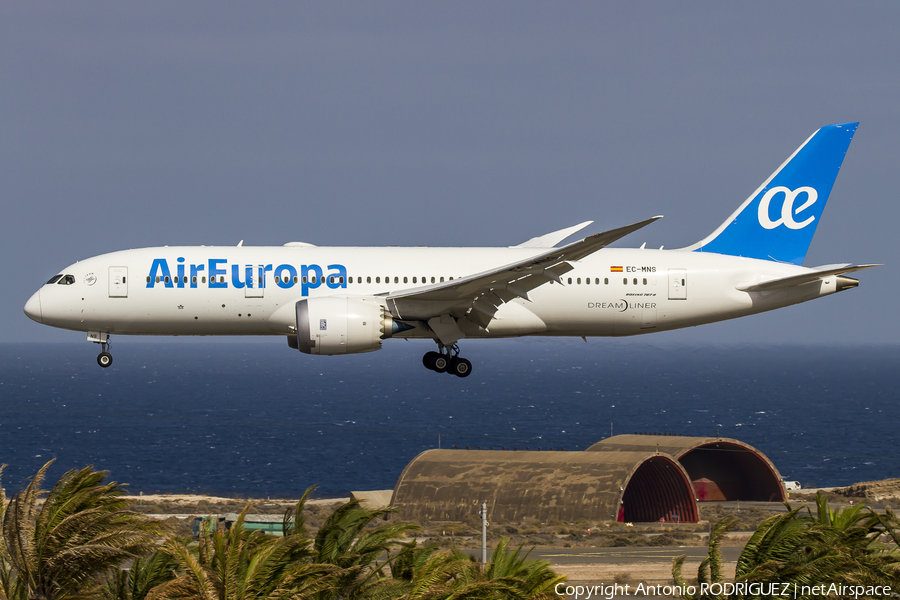 Air Europa Boeing 787-8 Dreamliner (EC-MNS) | Photo 176749