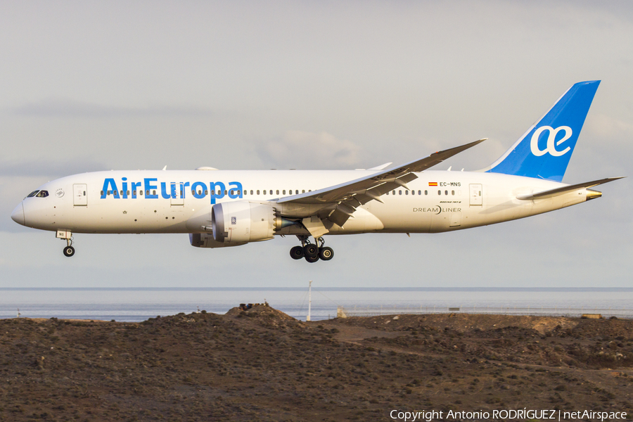 Air Europa Boeing 787-8 Dreamliner (EC-MNS) | Photo 201533