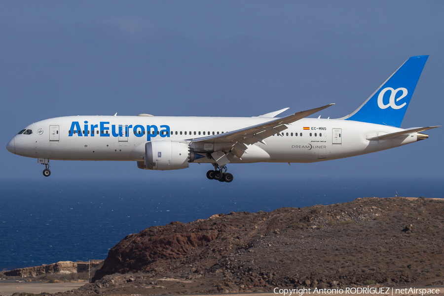 Air Europa Boeing 787-8 Dreamliner (EC-MNS) | Photo 412647