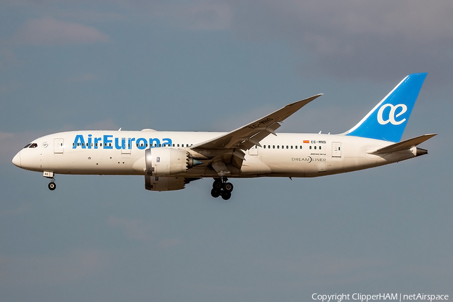 Air Europa Boeing 787-8 Dreamliner (EC-MNS) | Photo 286256
