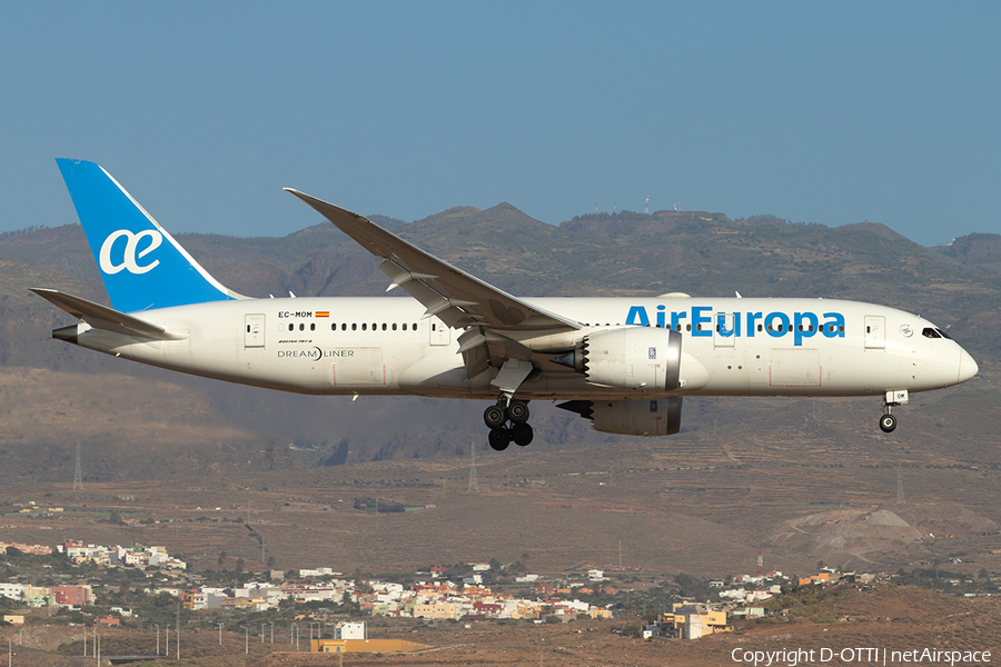 Air Europa Boeing 787-8 Dreamliner (EC-MOM) | Photo 261889