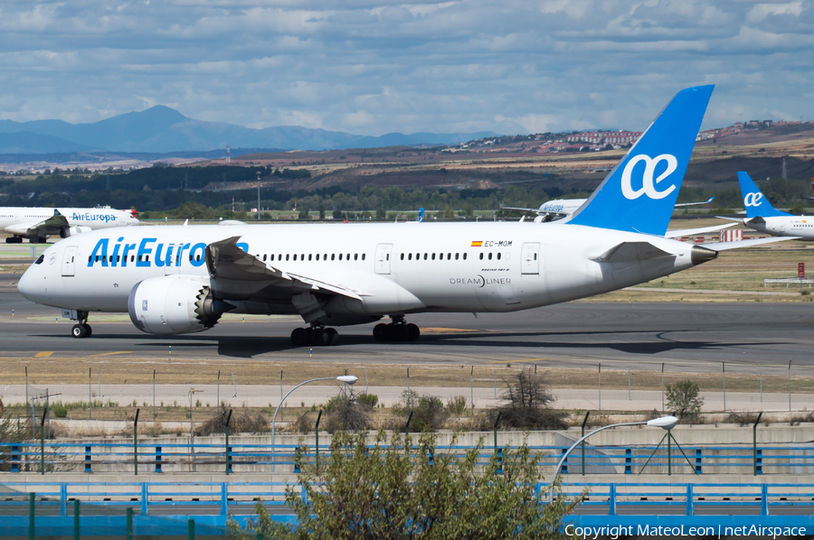 Air Europa Boeing 787-8 Dreamliner (EC-MOM) | Photo 350138