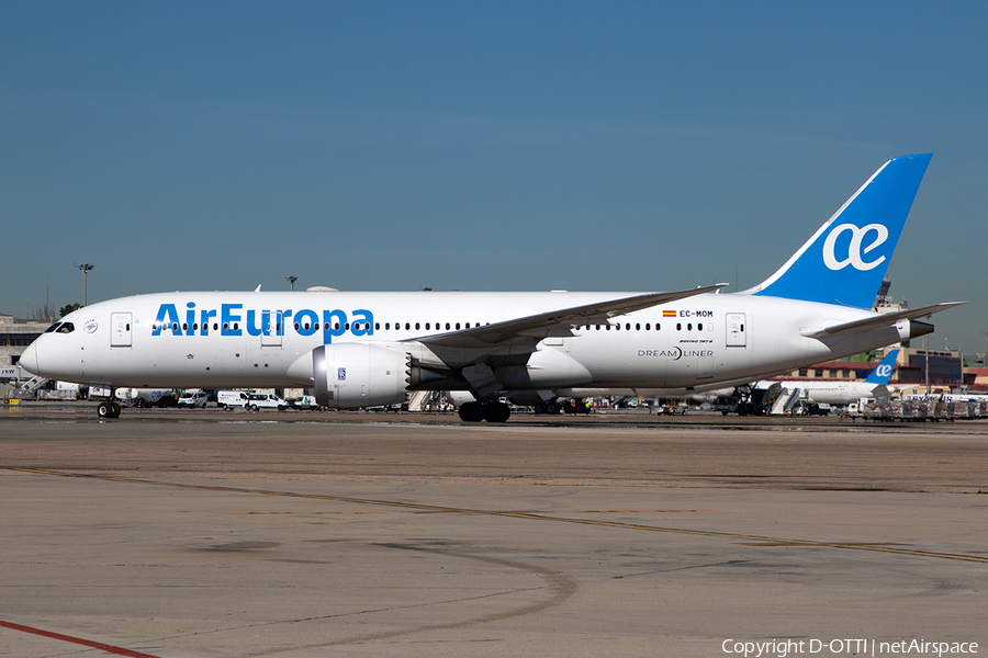Air Europa Boeing 787-8 Dreamliner (EC-MOM) | Photo 376570