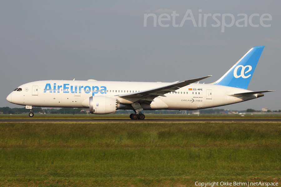 Air Europa Boeing 787-8 Dreamliner (EC-MPE) | Photo 245944
