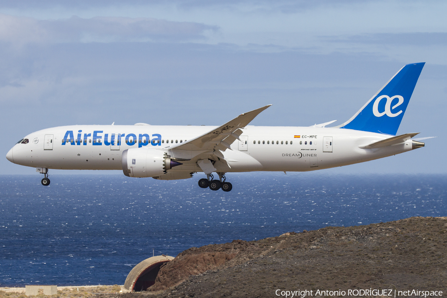 Air Europa Boeing 787-8 Dreamliner (EC-MPE) | Photo 173961