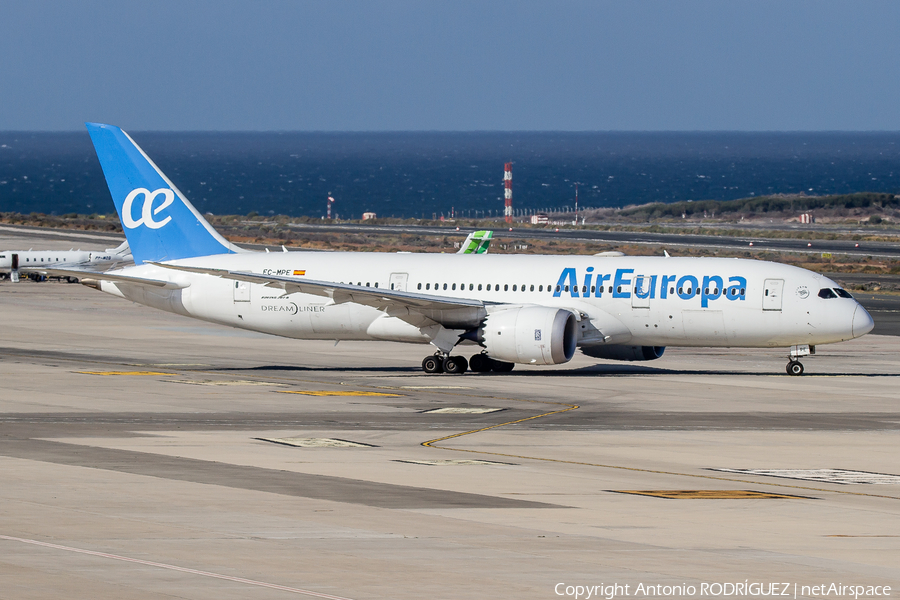 Air Europa Boeing 787-8 Dreamliner (EC-MPE) | Photo 446296