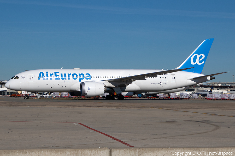 Air Europa Boeing 787-8 Dreamliner (EC-MPE) | Photo 376559