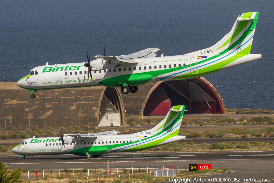 Binter Canarias ATR 72-600 (EC-MPI) | Photo 314718