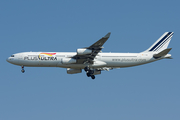 Plus Ultra Airbus A340-313X (EC-MQM) at  Barcelona - El Prat, Spain