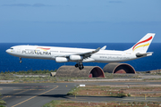 Plus Ultra Airbus A340-313X (EC-MQM) at  Gran Canaria, Spain